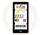 Coque pour Huawei Mate 8 Billet d'avion Bruxelles Belgique
