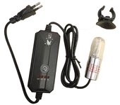 Lámpara ultravioleta para acuarios pequeños, elimina algas, ideal para acuarios anfibios, acuarios domésticos, piscinas y estanques. Timing model--US plug 110V