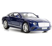 1:36 Compatible para el Modelo de Coche de aleación de fundición a presión Bentley Continental GT Coche de Juguete, vehículos extraíbles Coche de Juguete para niños pequeños, niños, niñas, Regalo Azul 1/36-12x5.5x4cm azul