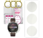 3 protectores de pantalla mate de hidrogel apgo para Huawei Watch 3 Pro, película de hidrogel, TPU flexible y suave con capa de posicionamiento de fácil instalación