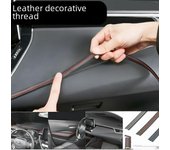 Tiras de cuero para el interior del coche: Acentos de puertas, consolas y paneles 0.5 Meter