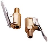 Pack de 2 Car Valve Lever Plug Air Chuck Brass Tyre Valve Air Pump Clip Car Valve Plug Air Pump Thread Nozzle Adapter Conversion Head Clip For Tyre 7x3x2cm