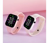 Nuevo reloj electrónico con luz LED cuadrada, reloj electrónico innovador para deportes al aire libre, reloj de estilo universitario para estudiantes