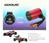 Original GoolRC S3650 3100KV 4 polos Motor sin escobillas sin sensores para 1/10 RC Car Truck