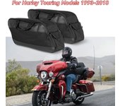 Alforjas de motocicleta con forro suave para Harley Touring, Electra, Street Glide y Road King (1993-2020)