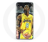 Coque pour Huawei p30 lite Kobe Bryant Dunk lakers 8 NBA Noir