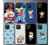 Funda de teléfono D -Dexter Laboratory para Iphone 11 12 Mini 13 14 Pro Xs Max X 8 7 6s Plus 5 Se Xr Shell iPhone7