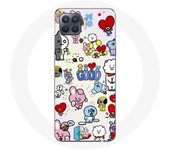 Coque pour Oppo A93 BTS Bangtan Sonyeondan BT21 Van Tata Chimmy Cooky Rj Koya Mang Et Shooky