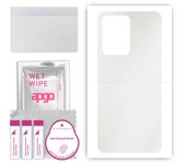 apgo Protective Skin Sticker for the back compatible with Realme GT 2 Pro, Wrap Film, Foil, Vinyl - Pattern Matte Transparent