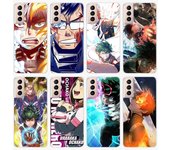 Funda blanda para teléfono con diseño de My Hero Academia para Samsung Galaxy S22 Pro S21 S20 FE Ultra S10 S10E Lite S9 S8 Plus S7 S6 Edge Samsung S6