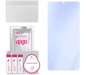 apgo Ultra-Clear 9H Hybrid protective glass compatible with Wiko View3 Pro, flexible nano glass, great replacement for tempered glass, scratch-resista