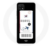 Coque pour Samsung Galaxy A22 5G Billet d'avion Seoul Corée du Sud