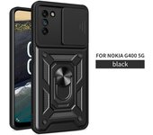 Funda protectora a prueba de golpes para Nokia X100 G400 G22 G21 G20 G10 G11 Fundas protectoras para lentes de cámara para Nokia C31 C30 C21Plus C110 C20 For Nokia G10 azul