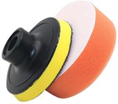 Disco de pulido para coche de 5 piezas de 3 pulgadas, cubierta autoadhesiva, rueda de lana, máquina pulidora, herramienta de encerado, rueda de pulido de esponja Wool Wheel
