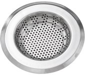 (nikita) Fregadero de cocina de acero inoxidable, lavabo con filtro, embudo para fregadero, desagüe de suelo de acero inoxidable One Size plata