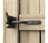 Pestillo de puerta automático con perno para cerca de jardín de pasto Puerta de granja Cierre automático de acero al carbono Suministros de cerca de hardware de jardín