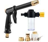 Pistola rociadora de agua a alta presión para lavado de autos portátil, pistola rociadora de espuma para limpieza de automóviles, hogar, jardín, accesorios para lavado de autos