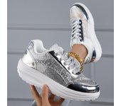 Zapatillas de deporte de malla de verano para mujer, zapatos informales con cordones para exteriores, zapatos bajos cómodos, zapatos transpirables de verano para mujer 35