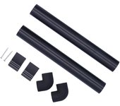 Kits de canalones de tubería de agua de lluvia para invernadero de 32mm, suministros para invernadero