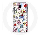 Coque pour Samsung Galaxy S5 BTS Bangtan Sonyeondan BT21 Van Tata Chimmy Cooky Rj Koya Mang Et Shooky