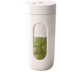 Exprimidor pequeño hogar portátil multifuncional inalámbrico que acompaña eléctrico USB Mini exprimidor taza blanco