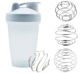 5 bolas batidoras de proteínas de acero inoxidable para batidos de proteínas y leche, antióxido, para espumar café. M