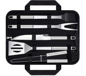 Kit de barbacoa de 5/9 piezas, pinzas para parrilla, cepillo de aceite, brochetas, juego de herramientas para barbacoa, utensilios de cocina para barbacoa, accesorios para cocinar al aire libre