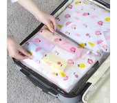 1PCS Bolsa Transparente para Almacenamiento de Maquillaje de Ropa Interior, Estuche, Bolsa de Almacenamiento de Viaje, Kit Organizador de Zapatos y Ropa, Bolsas Organizadoras de Maleta de PVC S 20X28CM