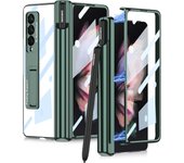 Fundas magnéticas de protección completa con película de vidrio para Samsung Galaxy Z Fold 4, Fold4, 5G, Fold3, Fold 3 y Zfold4. no pen negro