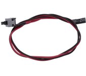 Cable de alimentación para PC, 48cm, Cable SW de 2 pines, botón de encendido/apagado/reinicio, caja de computadora de escritorio ATX, placa base Black Red