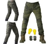 Pantalones de motocicleta Pantalones de montar Enduro Motocross Off-Road Racing Deportes Pantalones protectores de rodilla Hombres Moto Motocross Pantalones Pantalones de algodón de nailon XXXXL