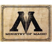 Letrero de hojalata tamaño A3 de Harry Potter (Ministerio de Magia)
