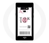 Coque pour Samsung Galaxy Note 9 Billet d'avion Tokyo Japon