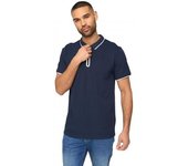 Polo con cremallera frontal Oakden para hombre de Bewley & Ritch XL blanco