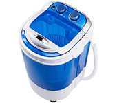 Mini lavadora para bebés, hogar, lactancia, lavadora pequeña independiente, máquina de suministro electrónico, deshidratación, 2 kg, sola, cuidado de ropa, zapatos, zapatillas, toallas, azul