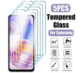 5PCS de vidrio templado para Samsung A54 A13 A34 A12 A53 A14 A71 A52 A23 Protector de pantalla para Samsung A70 A51 A32 A73 A50 A33 A22 5G Samsung Galaxy A14 puro