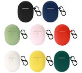 Fundas de silicona suave para auriculares, a prueba de golpes y polvo, funda con soporte para Google Pixel Buds Serie A, Google Pixel Buds Pro negro