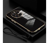 Funda de silicona con cordón chapado de lujo Realme12pro para Oppo Realme 12 Pro Plus Realme12 Lite 11 9 8 12pro 5g Realme11 Funda blanda realme 12 pro plus