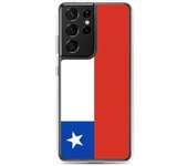 Coque Téléphone - Samsung - Galaxy S10 - Drapeau Chili - Souple - Multicolore