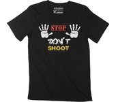 Camiseta ULTRABASIC Hombre Black Lives Matter Stop Don't Shoot BLM Tee XS negro