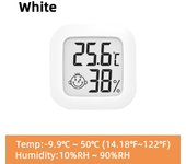 Termómetro Digital LCD, higrómetro, medidor electrónico de temperatura y humedad para interiores, estación meteorológica para el hogar color rosa