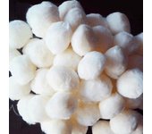 Bolas de filtro Bolas de limpieza Purificador de agua Fibra Equipo de limpieza de piscinas Para tratamiento de aguas residuales 500g
