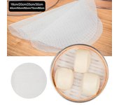 Cocina antiadherente bollo relleno Dumpling vaporizador paño gasa pastelería herramientas de cocina 30cm