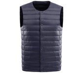 Chaleco de plumas Chaleco interior para hombre Ropa exterior Chaleco ligero y cálido Chaleco antiguo Forro interior Papá Moda de invierno M