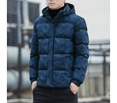 Chaqueta acolchada de algodón para hombre, chaqueta de invierno, abrigo acolchado juvenil de talla grande para hombre M