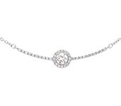 Altesse [Q9486] - Collier Argent 'Sissi' blanc argenté (rhodié) - 35x7 mm blanco