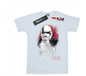 Star Wars Boys The Last Jedi Stormtrooper Brushed T-Shirt 9-11 Years blanco