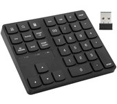 Mini teclado numérico de 35 teclas, inalámbrico 2,4 G, ultrafino, portátil, suministros para computadora