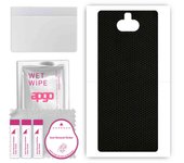 apgo Protective Skin Sticker for the back compatible with Sony Xperia 10, Wrap Film, Foil, Vinyl - Pattern Matrix
