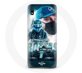 Coque pour Samsung Galaxy A10 Formule 1 Valtteri Bottas Pilote de F1 Noir